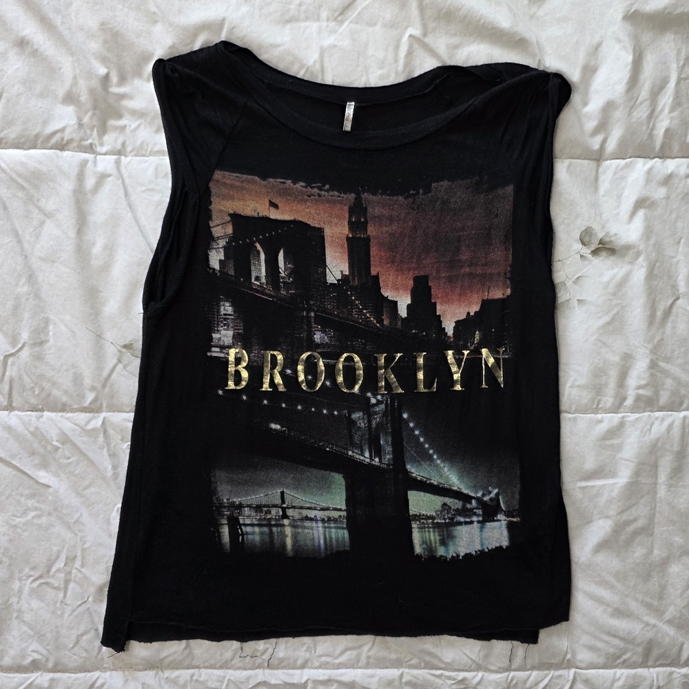 Black Sleeveless Brooklyn Top